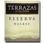 Bodegas Terrazas de los Andes - Malbec Mendoza Reserva 2016 (750ml)