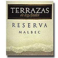 Bodegas Terrazas de los Andes - Malbec Mendoza Reserva 2016 (750ml) (750ml)