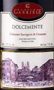 Cantina Gabriele - Dolcemente Red Kosher 2014 (750ml) (750ml)