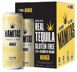 Mamitas - Mango Tequila & Soda (4 pack 355ml cans) (4 pack 355ml cans)