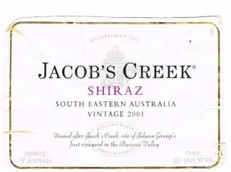 Jacobs Creek - Shiraz South Eastern Australia 2014 (750ml) (750ml)