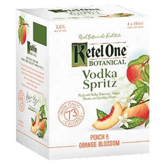 Ketel One - Botanical Peach & Orange Blossom Vodka Spritz (355ml) (355ml)